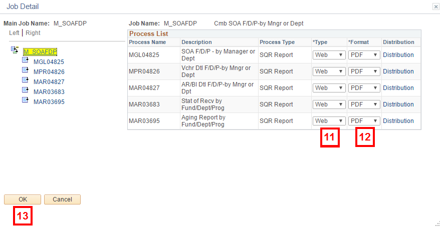 Run And View The Financial Report Package Using The Soa Reports By Options