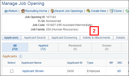 Manage Job Openings